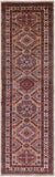 Super Kazak Hand Knotted Wool Runner Rug - 2' 10" X 9' 3" - Golden Nile