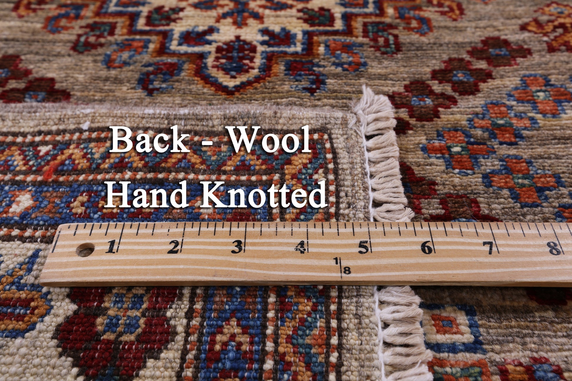 Super Kazak Hand Knotted Wool Runner Rug - 2' 10" X 9' 3" - Golden Nile