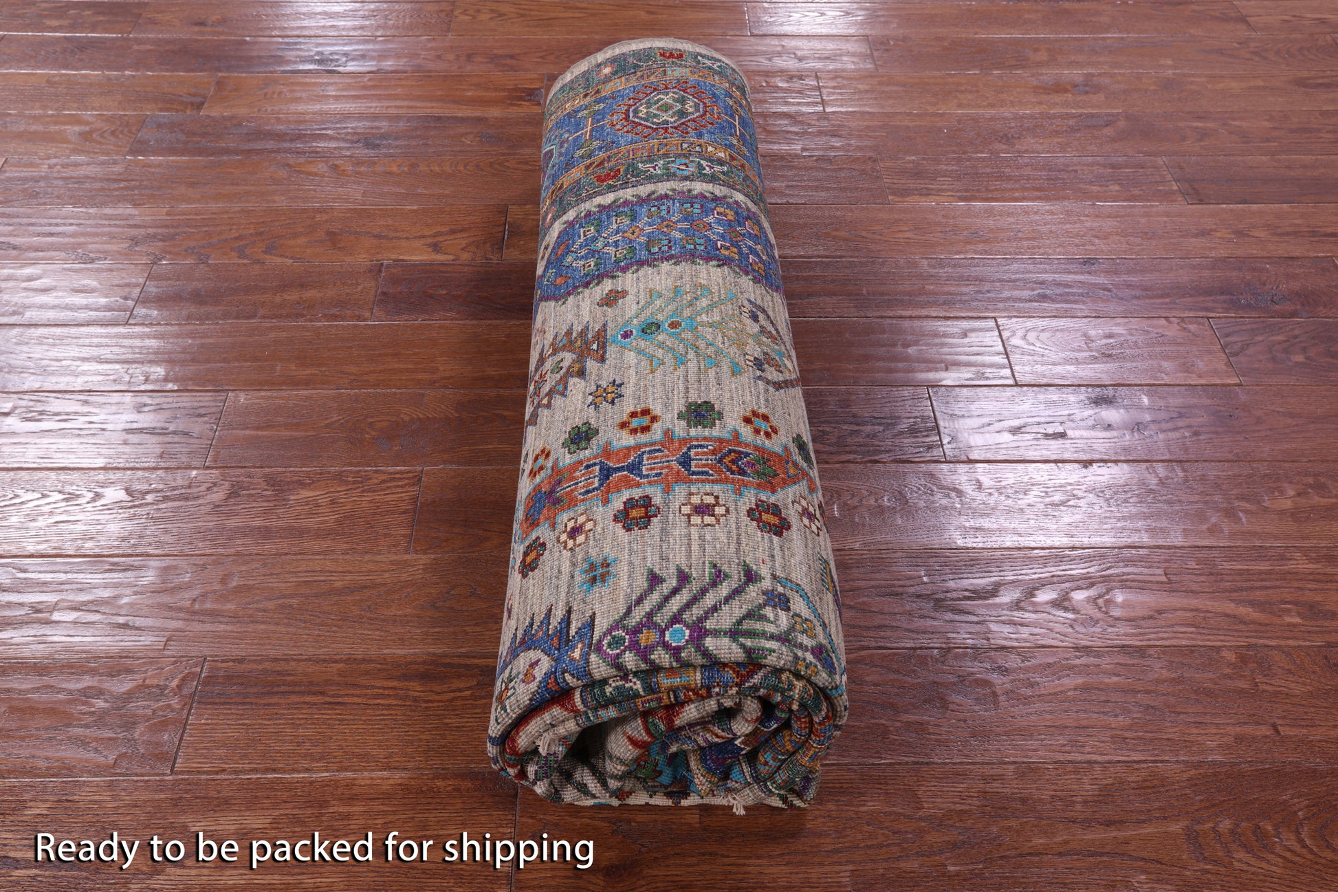 Turkmen Ersari Handmade Wool Rug - 6' 6" X 10' 0" - Golden Nile