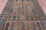 Turkmen Ersari Handmade Wool Rug - 6' 6" X 10' 0" - Golden Nile