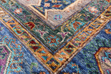 Turkmen Ersari Handmade Wool Rug - 6' 6" X 10' 0" - Golden Nile