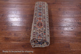 Khorjin Persian Gabbeh Hand Knotted Wool Rug - 7' 1" X 9' 11" - Golden Nile