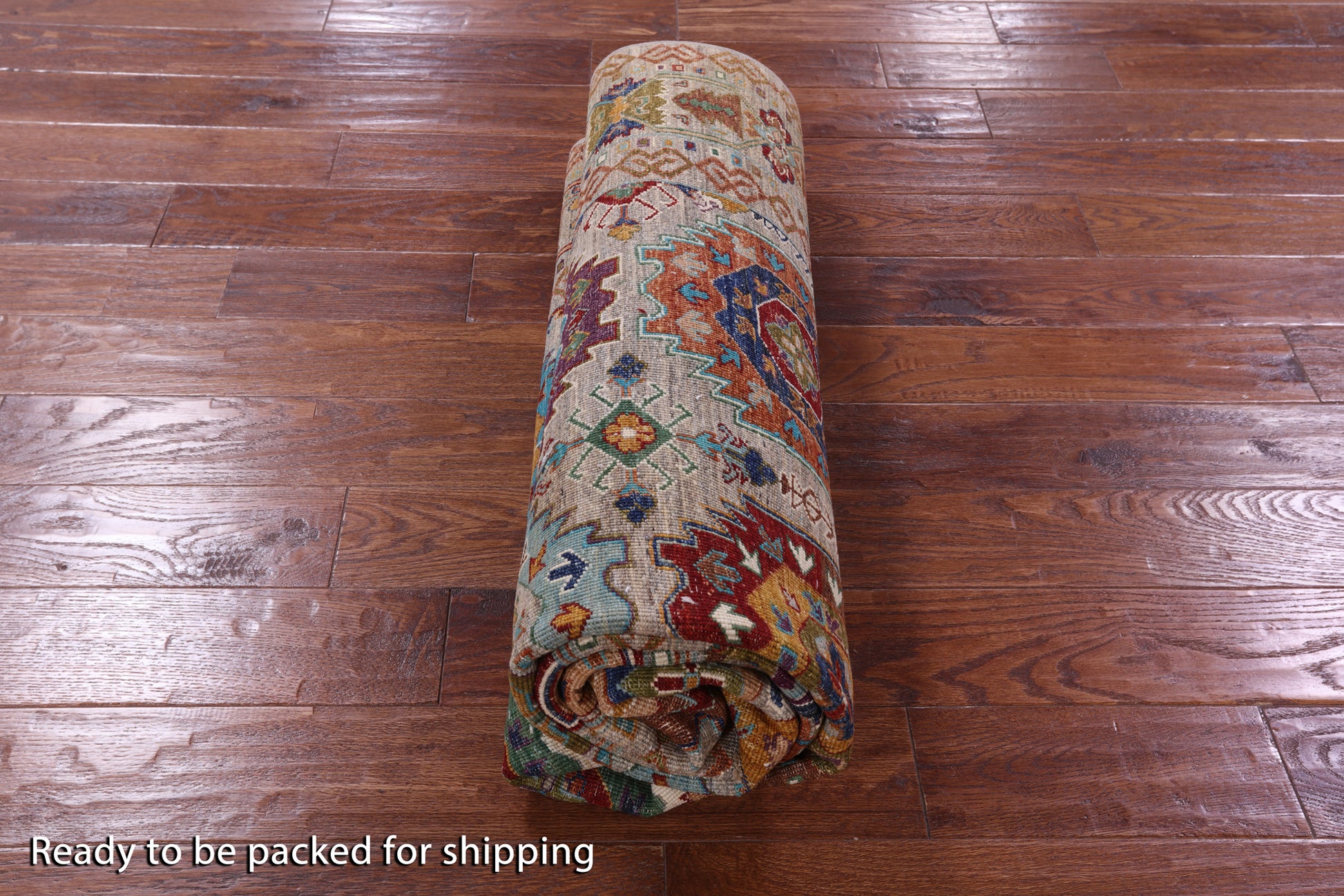 Turkmen Ersari Handmade Wool Rug - 5' 11" X 8' 0" - Golden Nile