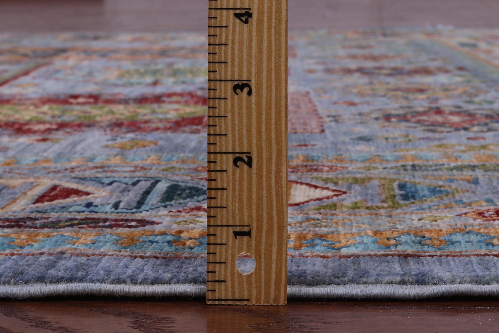 Turkmen Ersari Hand Knotted Wool Rug - 5' 9" X 8' 3" - Golden Nile