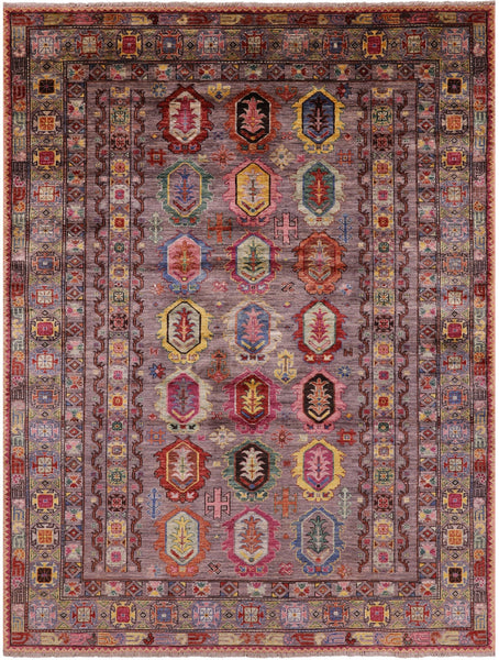 Tribal Persian Handmade Wool Rug - 5' 9" X 7' 10" - Golden Nile