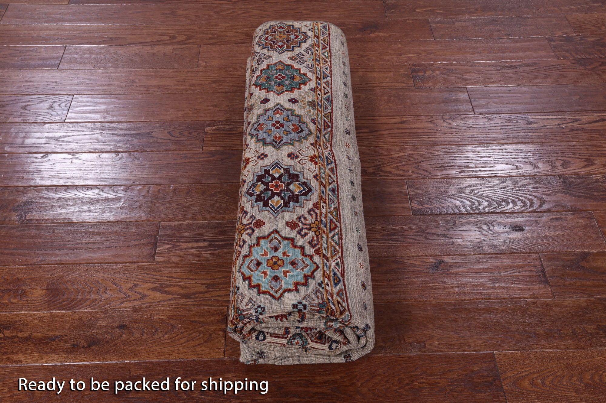 Khorjin Persian Gabbeh Hand Knotted Wool Rug - 6' 9" X 9' 5" - Golden Nile