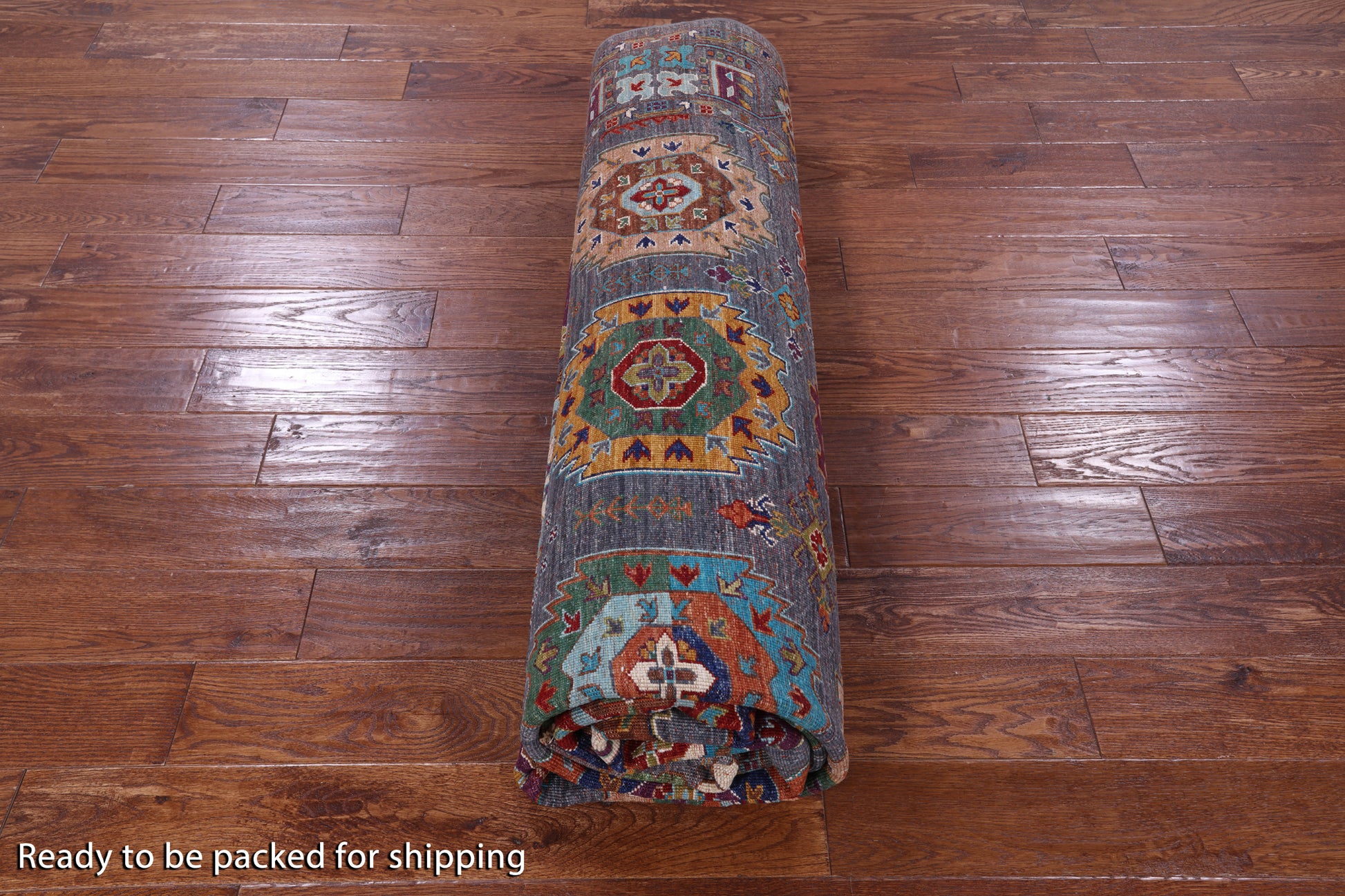 Turkmen Ersari Hand Knotted Wool Rug - 8' 2" X 11' 2" - Golden Nile