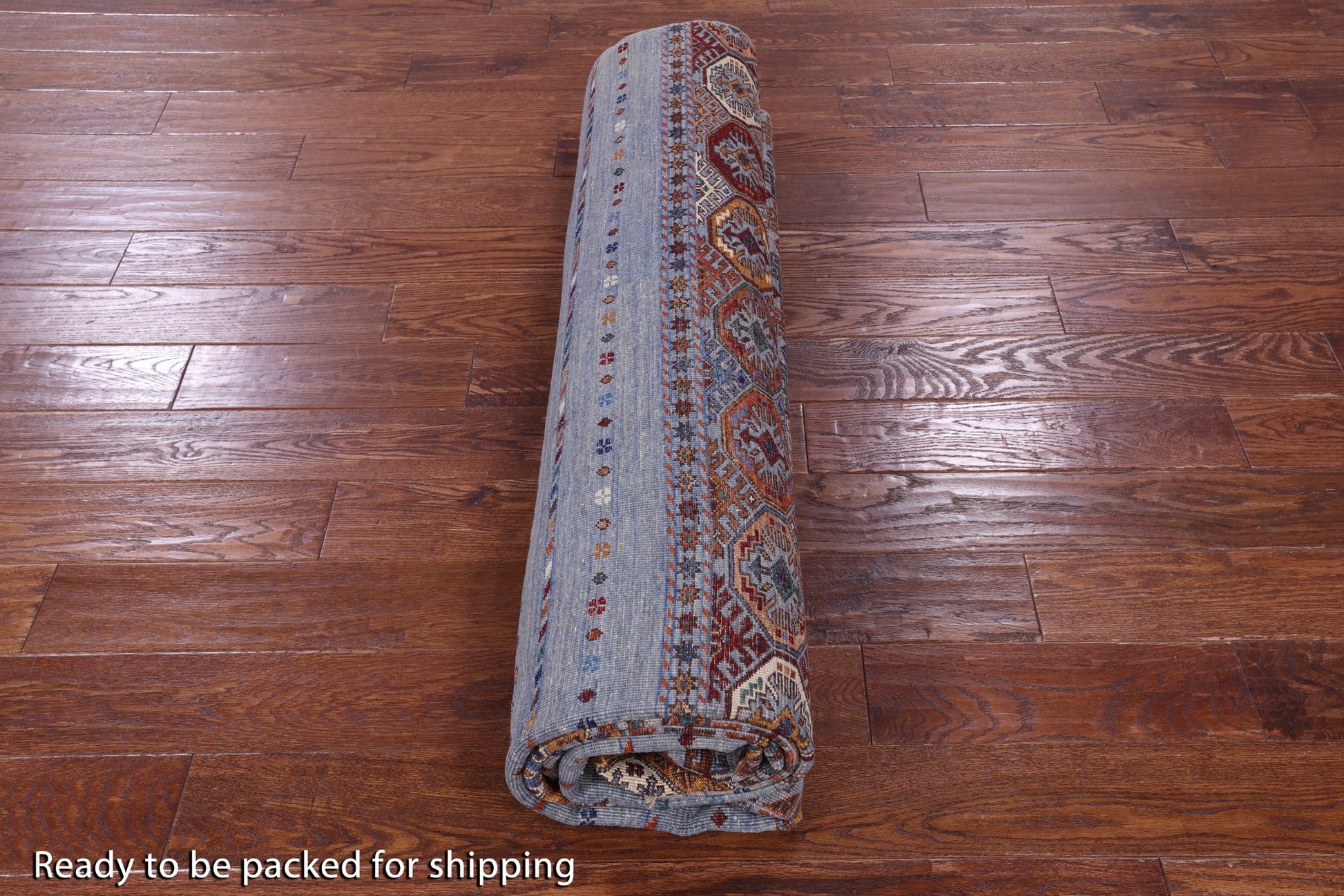 Grey Khorjin Persian Gabbeh Handmade Wool Rug - 8' 1" X 10' 0" - Golden Nile