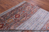 Grey Khorjin Persian Gabbeh Handmade Wool Rug - 8' 1" X 10' 0" - Golden Nile