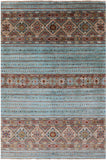 Khorjin Persian Gabbeh Hand Knotted Wool Rug - 6' 10" X 10' 0" - Golden Nile