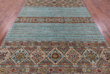 Khorjin Persian Gabbeh Hand Knotted Wool Rug - 6' 10" X 10' 0" - Golden Nile