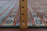 Khorjin Persian Gabbeh Hand Knotted Wool Rug - 6' 10" X 10' 0" - Golden Nile