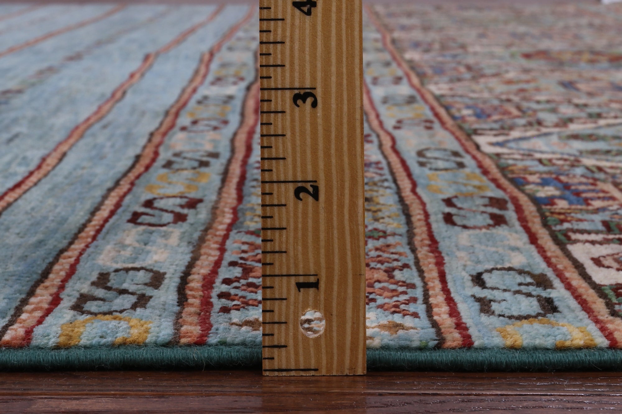 Khorjin Persian Gabbeh Hand Knotted Wool Rug - 6' 10" X 10' 0" - Golden Nile