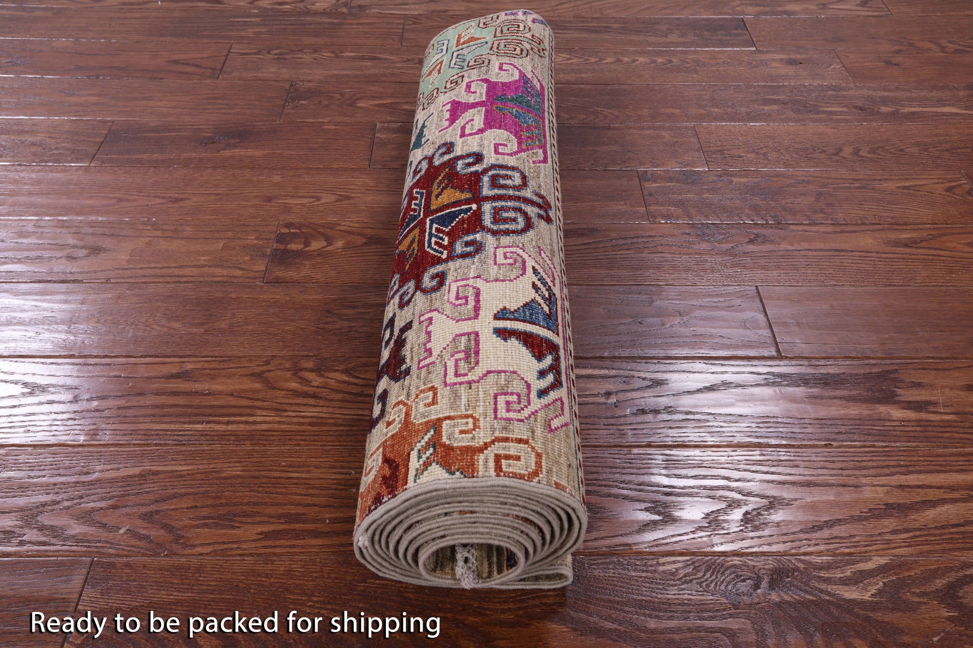 Tribal Persian Gabbeh Handmade Wool Runner Rug - 2' 9" X 10' 8" - Golden Nile