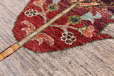 Tribal Persian Gabbeh Hand Knotted Wool Rug - 5' 7" X 7' 5" - Golden Nile