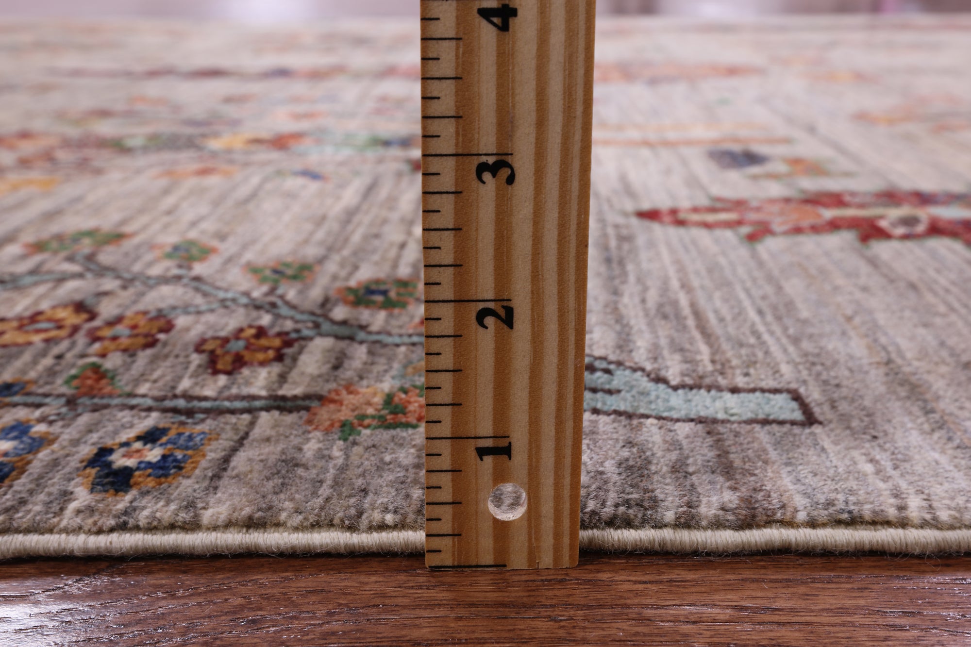 Tribal Persian Gabbeh Hand Knotted Wool Rug - 5' 7" X 7' 5" - Golden Nile