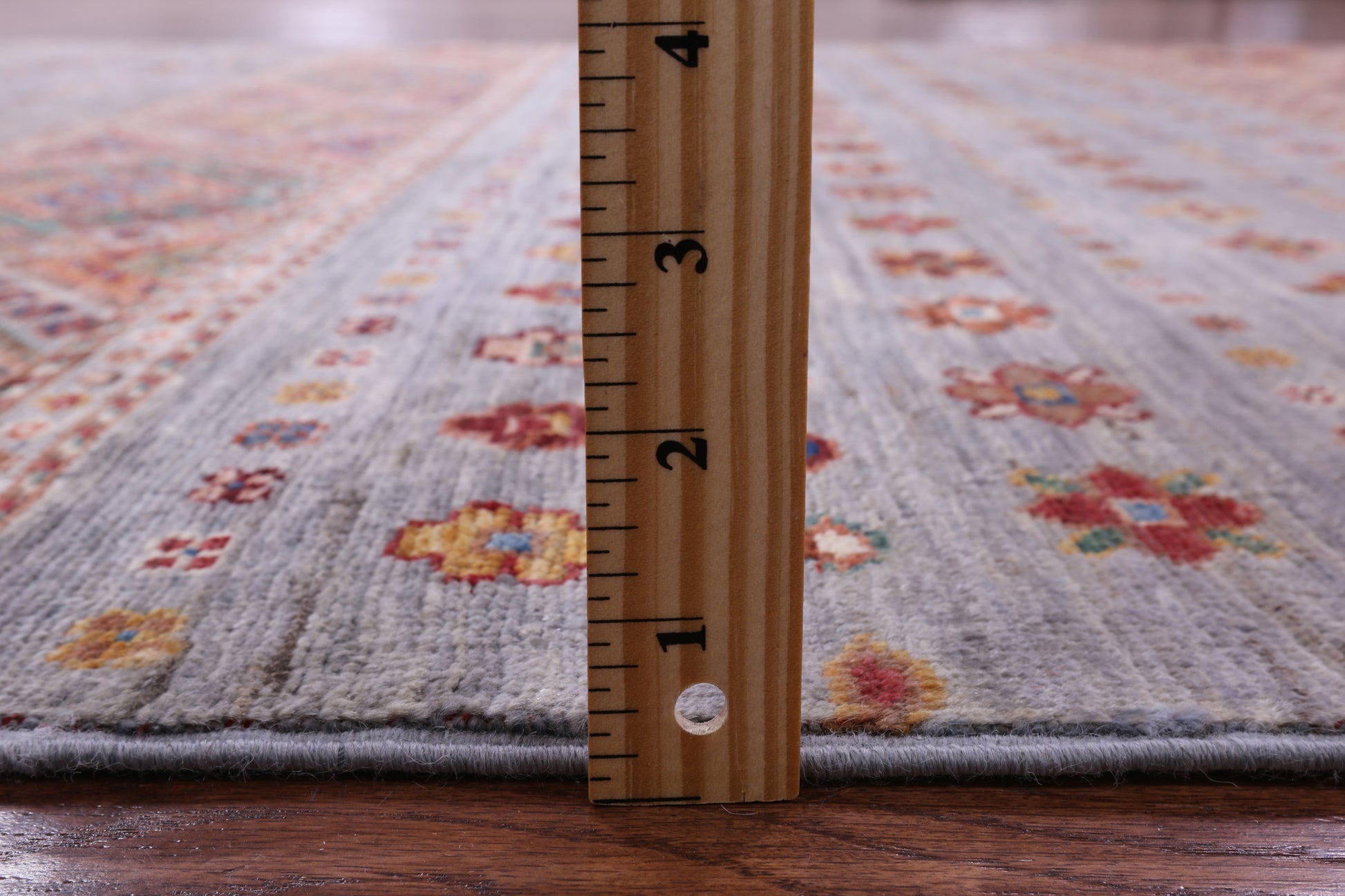 Khorjin Persian Gabbeh Hand Knotted Wool Rug - 5' 9" X 7' 10" - Golden Nile