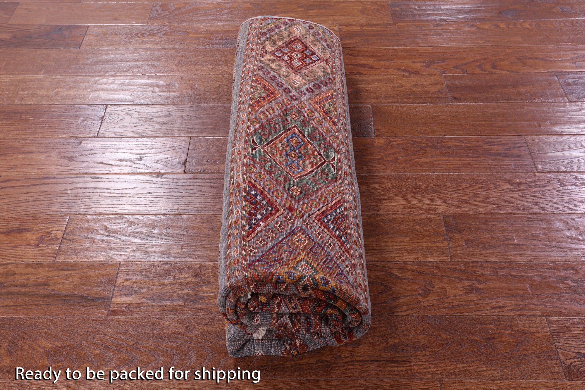 Khorjin Persian Gabbeh Hand Knotted Wool Rug - 5' 9" X 7' 10" - Golden Nile
