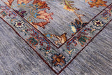 Peshawar Hand Knotted Wool Rug - 4' 11" X 6' 8" - Golden Nile