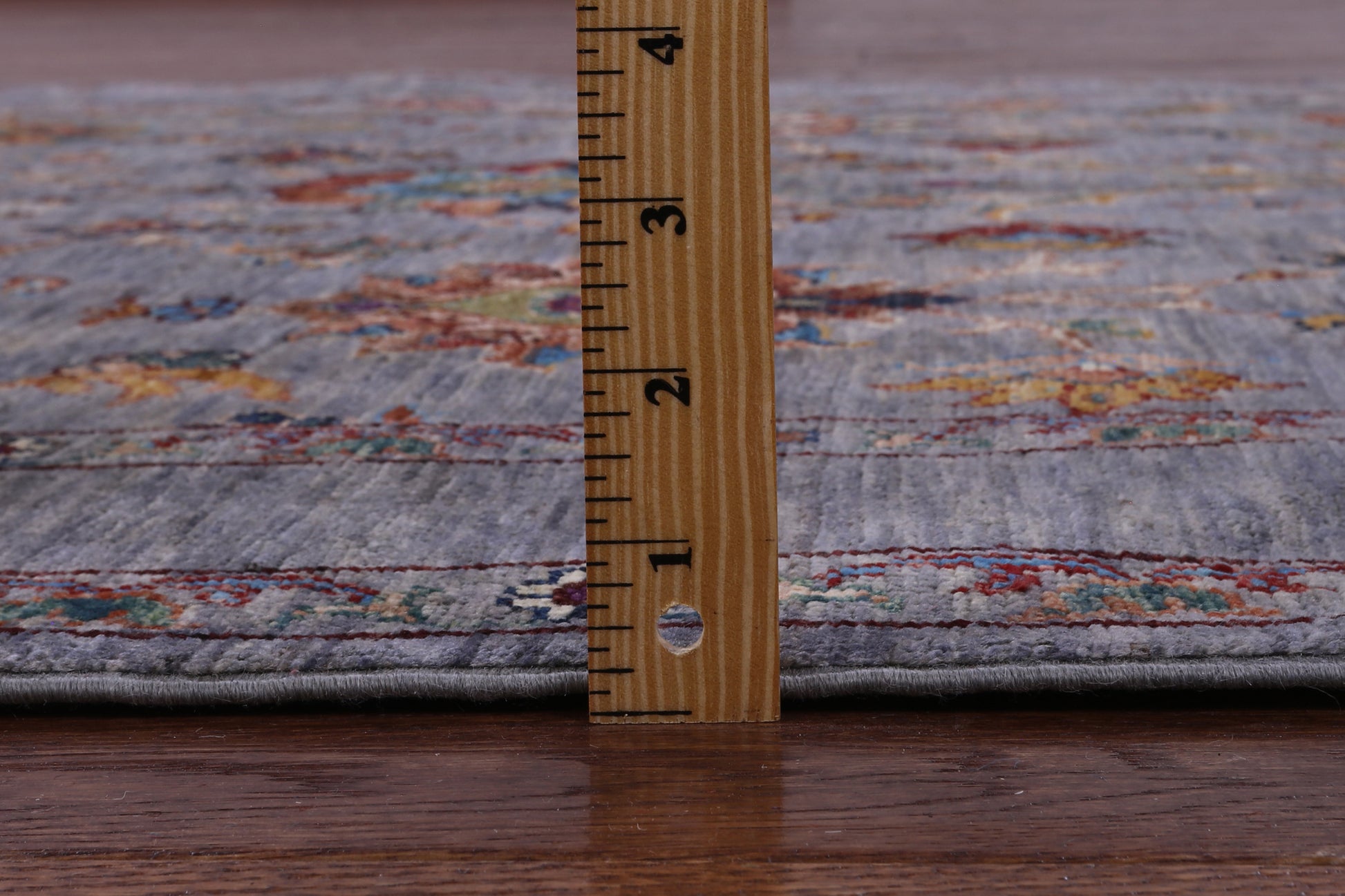 Peshawar Hand Knotted Wool Rug - 4' 11" X 6' 8" - Golden Nile