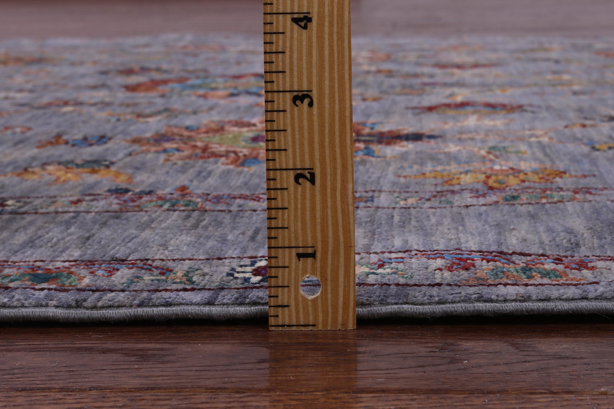 Peshawar Hand Knotted Wool Rug - 4' 11" X 6' 8" - Golden Nile