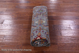Grey Peshawar Hand Knotted Wool Rug - 5' 6" X 8' 5" - Golden Nile