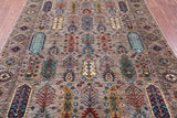 Turkmen Ersari Hand Knotted Wool Rug - 5' 8" X 7' 9" - Golden Nile