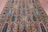 Turkmen Ersari Hand Knotted Wool Rug - 5' 8" X 7' 9" - Golden Nile