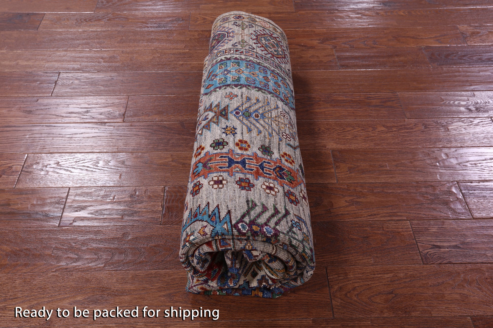 Turkmen Ersari Hand Knotted Wool Rug - 5' 8" X 7' 9" - Golden Nile