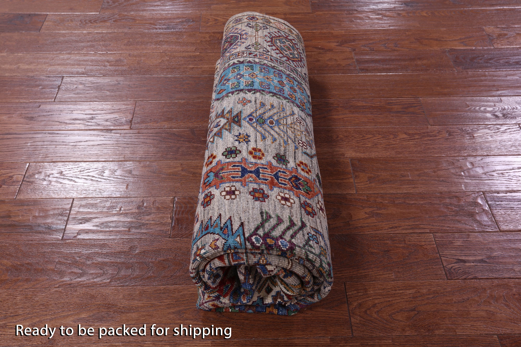 Turkmen Ersari Hand Knotted Wool Rug - 5' 8" X 7' 9" - Golden Nile