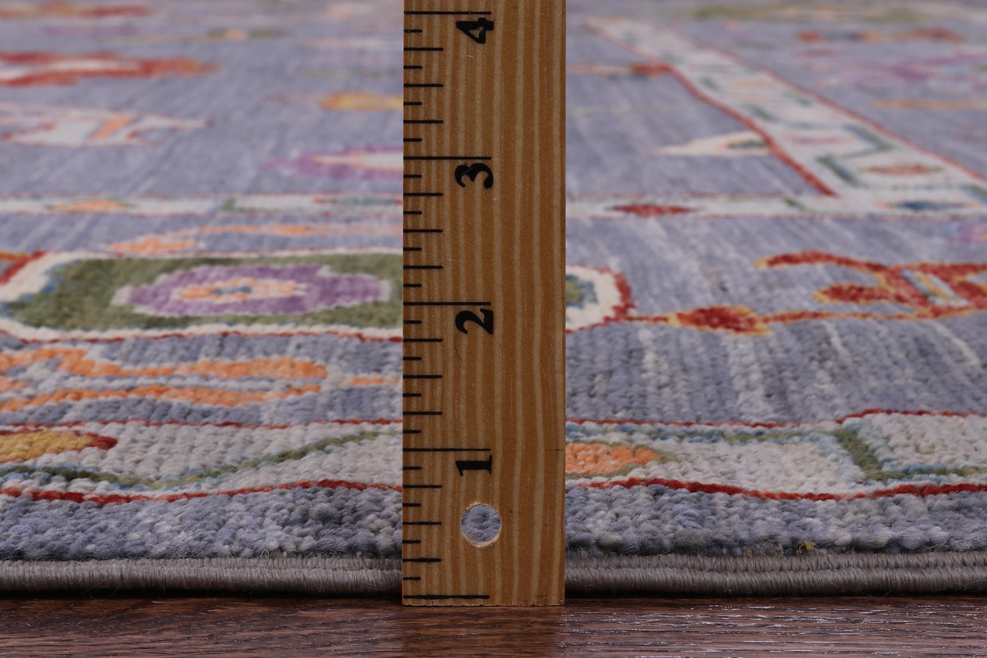 Grey Turkish Oushak Hand Knotted Wool Rug - 9' 0" X 11' 11" - Golden Nile