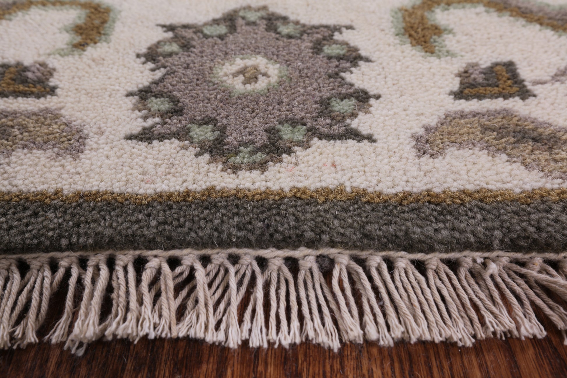 Turkish Oushak Hand Knotted Wool Runner Rug - 2' 6" X 9' 11" - Golden Nile