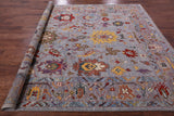 Turkish Oushak Hand Knotted Wool Rug - 8' 2" X 9' 8" - Golden Nile