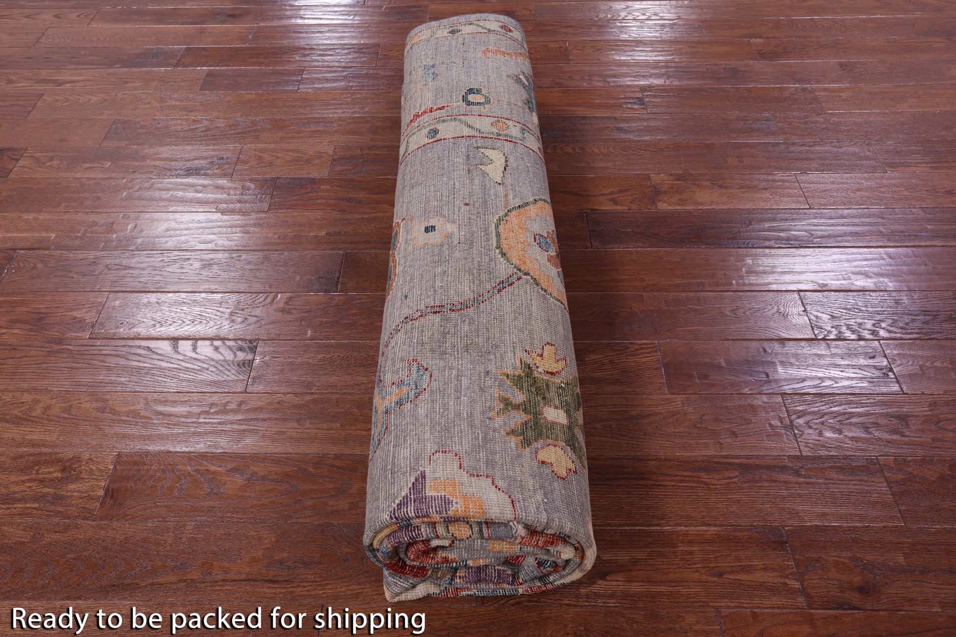 Turkish Oushak Handmade Wool Rug - 9' 0" X 11' 10" - Golden Nile