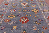 Turkish Oushak Handmade Wool Rug - 9' 0" X 11' 10" - Golden Nile