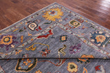 Turkish Oushak Handmade Wool Rug - 9' 0" X 11' 10" - Golden Nile