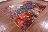 Persian Fine Serapi  Hand Knotted Wool Rug - 8' 11" X 11' 9" - Golden Nile
