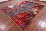 Persian Fine Serapi Hand Knotted Wool Rug - 9' 0" X 11' 10" - Golden Nile