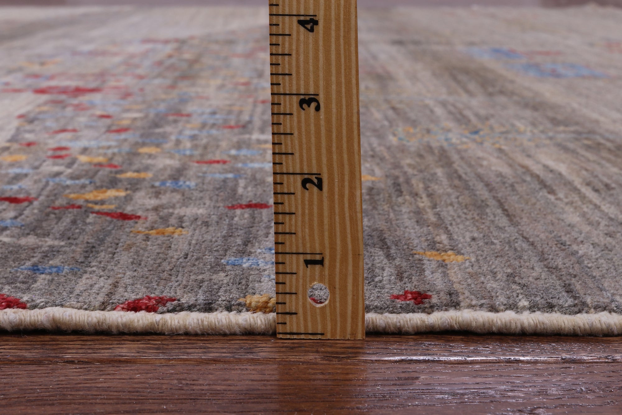 Tribal Persian Gabbeh Hand Knotted Wool Rug - 8' 10" X 11' 10" - Golden Nile