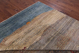 Tribal Persian Gabbeh Hand Knotted Wool Rug - 8' 10" X 11' 10" - Golden Nile