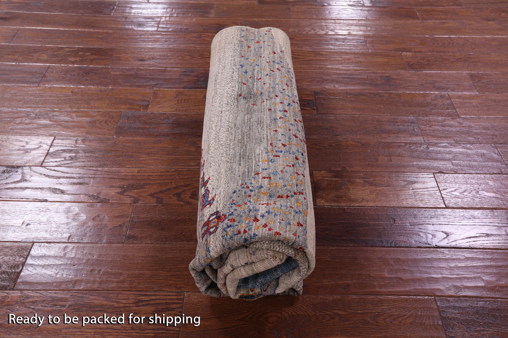 Tribal Persian Gabbeh Hand Knotted Wool Rug - 5' 7" X 8' 0" - Golden Nile
