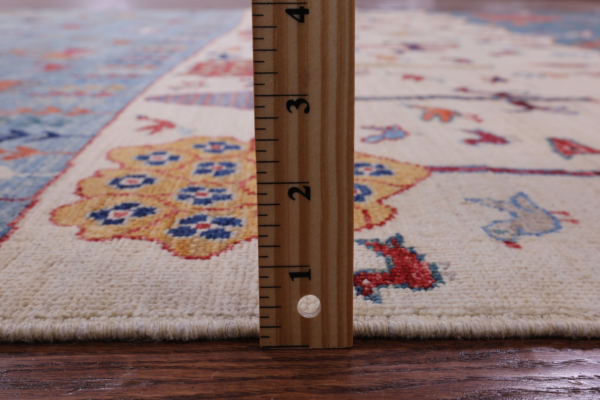 Tribal Persian Gabbeh Hand Knotted Wool Rug - 6' 6" X 10' 0" - Golden Nile