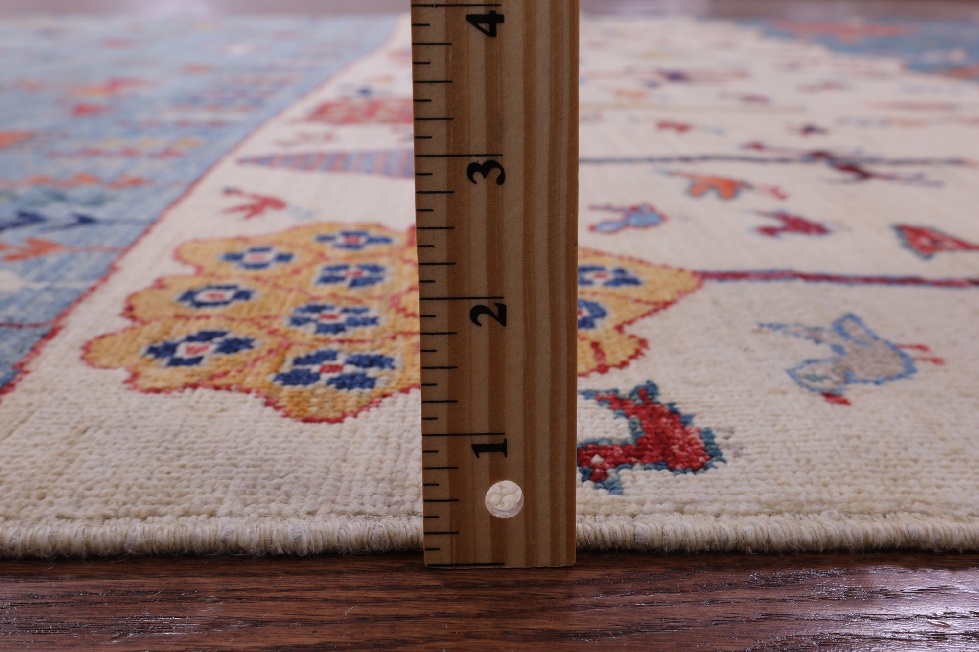 Tribal Persian Gabbeh Hand Knotted Wool Rug - 6' 6" X 10' 0" - Golden Nile