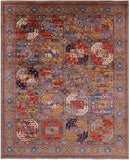 Turkmen Ersari Hand Knotted Wool Rug - 8' 3" X 10' 1" - Golden Nile
