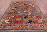 Turkmen Ersari Hand Knotted Wool Rug - 8' 3" X 10' 1" - Golden Nile