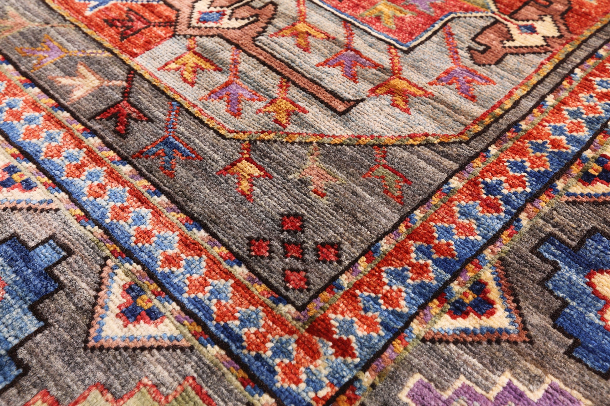 Turkmen Ersari Hand Knotted Wool Rug - 8' 3" X 10' 1" - Golden Nile