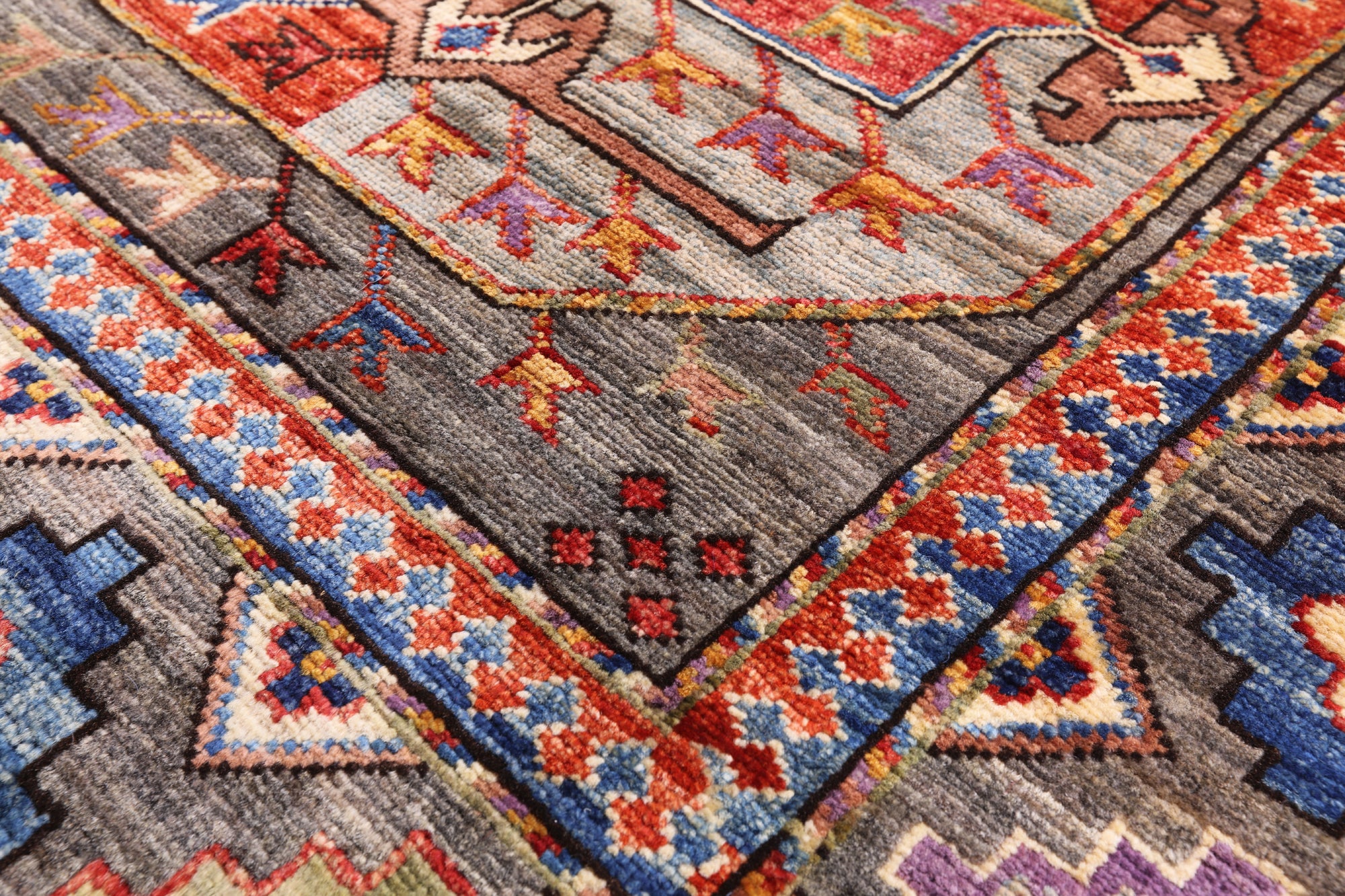 Turkmen Ersari Hand Knotted Wool Rug - 8' 3" X 10' 1" - Golden Nile
