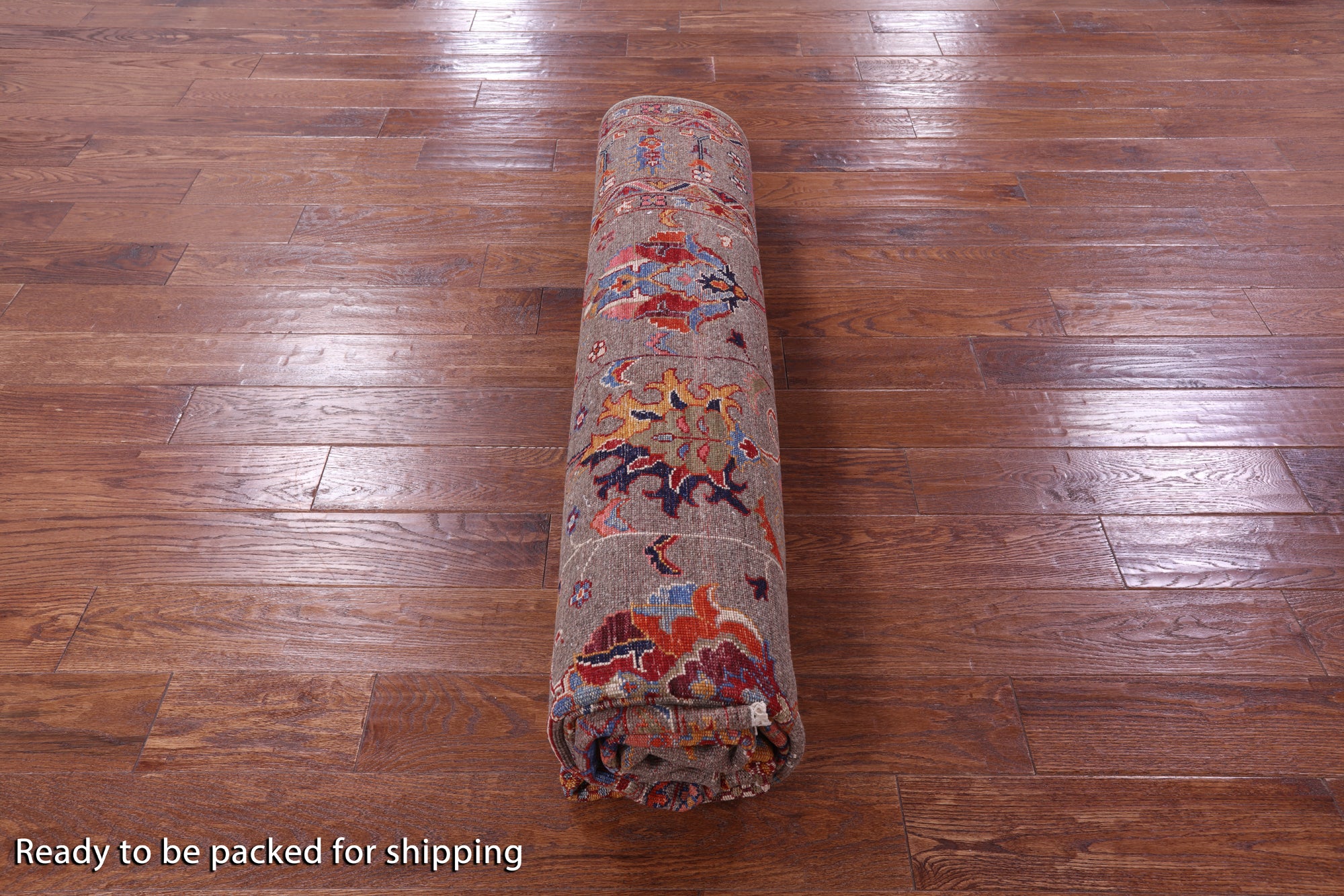 Peshawar Hand Knotted Wool Rug - 8' 0" X 9' 11" - Golden Nile