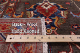 Peshawar Hand Knotted Wool Rug - 8' 0" X 9' 11" - Golden Nile