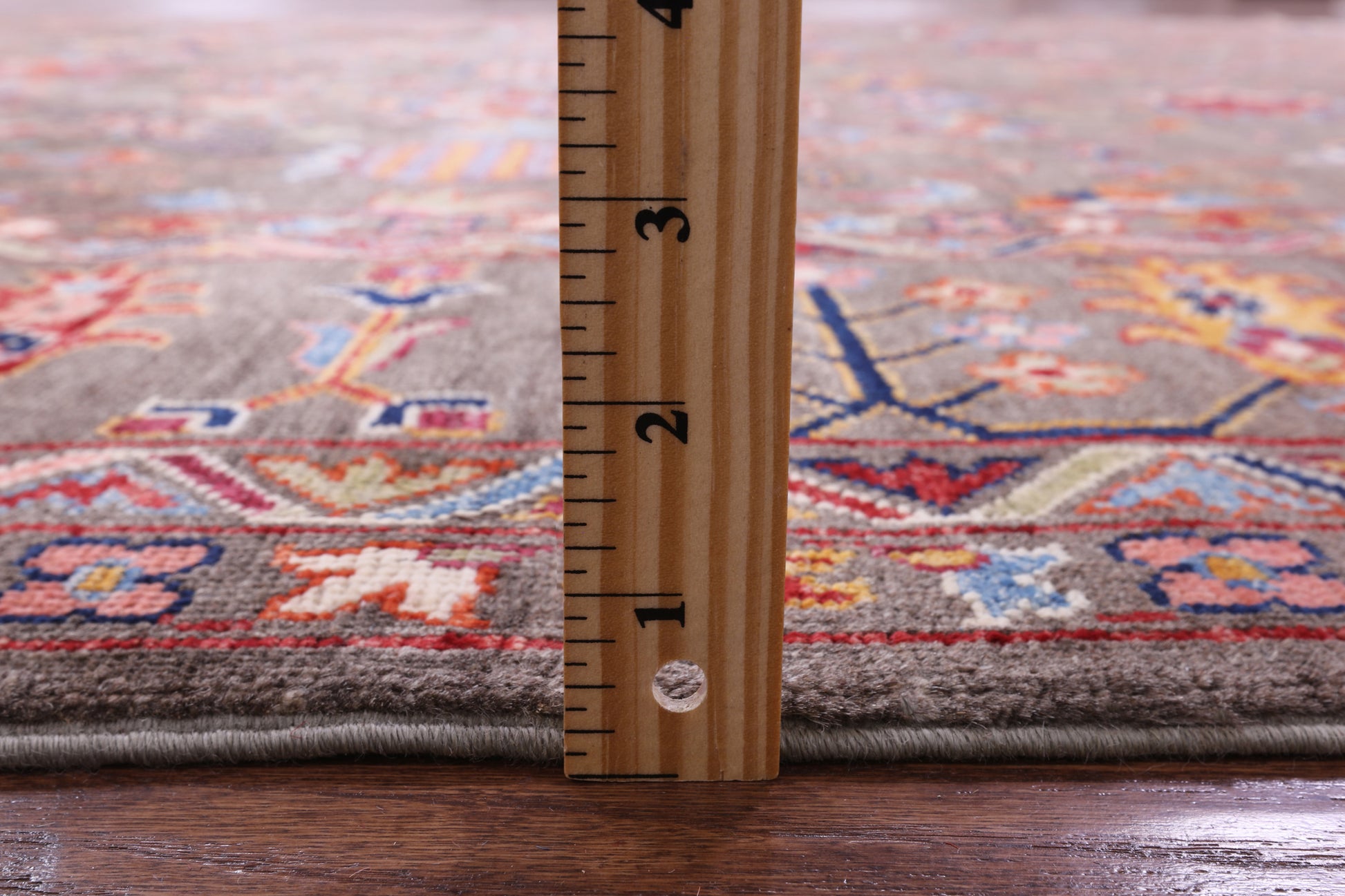 Peshawar Hand Knotted Wool Rug - 8' 0" X 9' 11" - Golden Nile